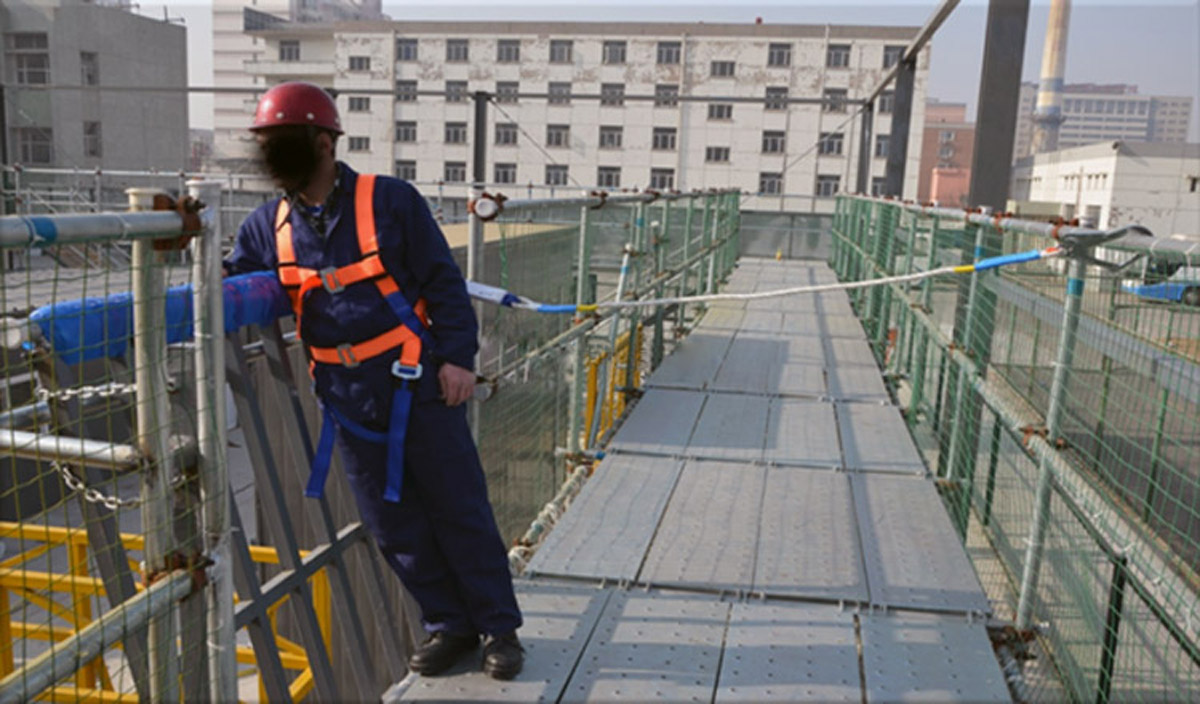 湛河模拟体验安全栏杆体验