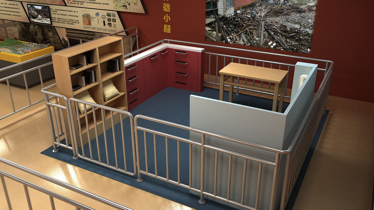千阳模拟体验小型校园地震模拟平台