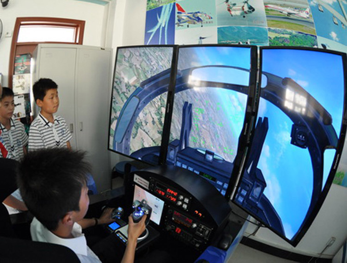 陇川模拟体验虚拟飞行
