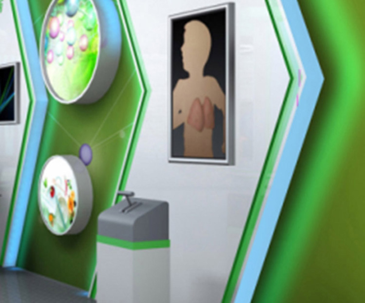 模拟体验吸烟与健康展示设备