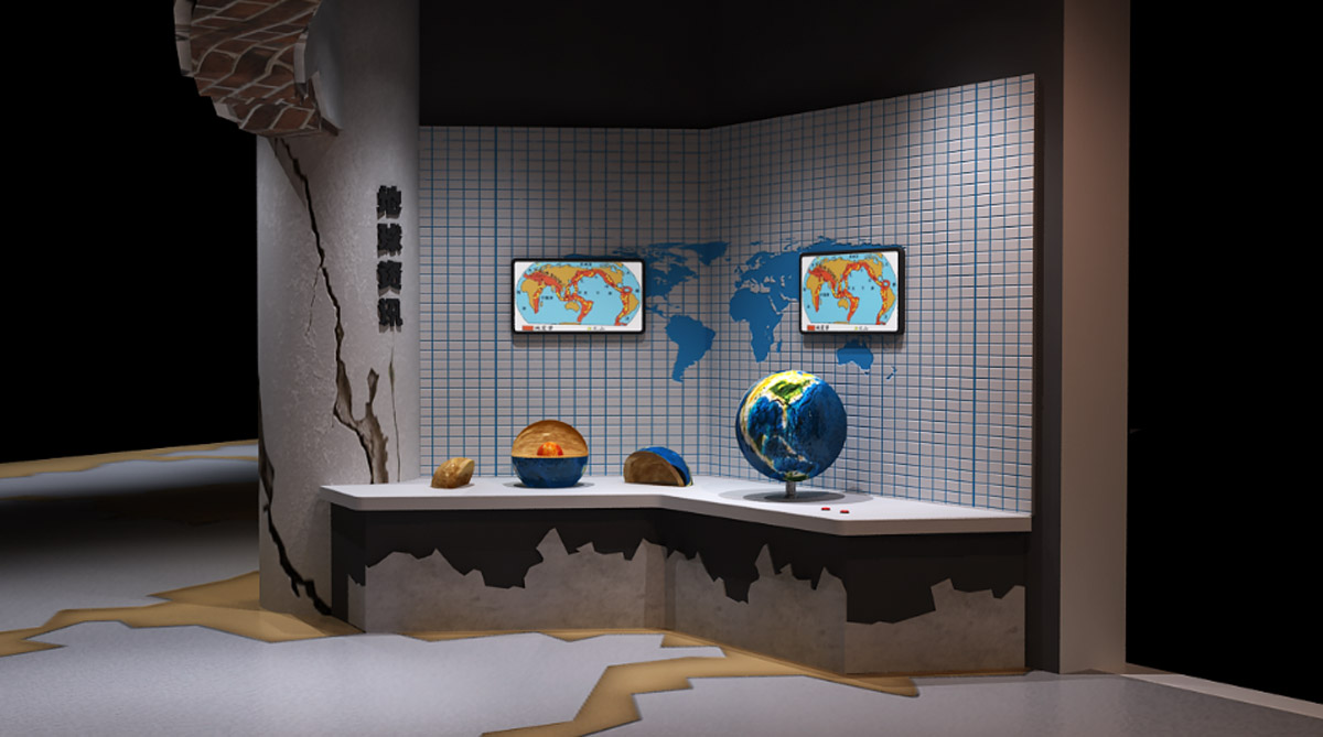 肃州模拟体验地震体验屋展品