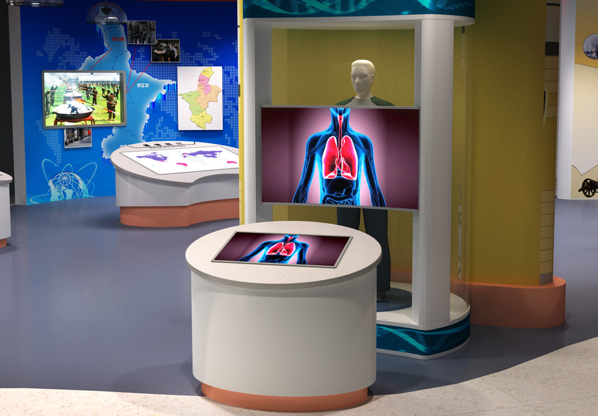 灵台模拟体验禁毒AR模拟血液循环系统