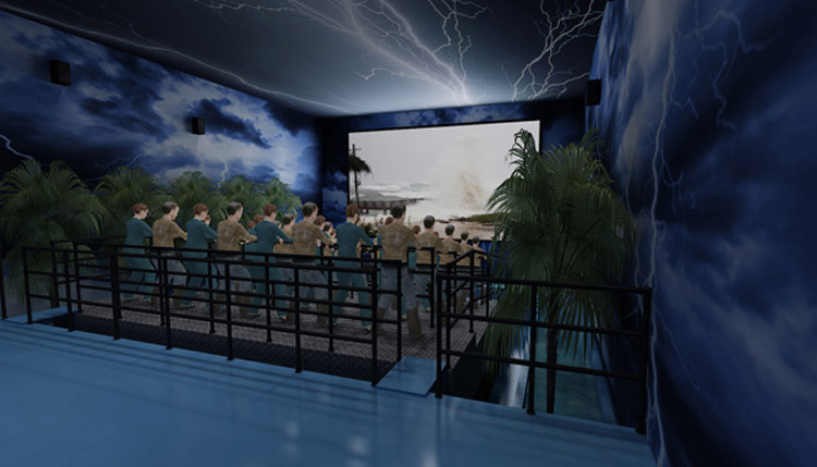 模拟体验台风体验馆