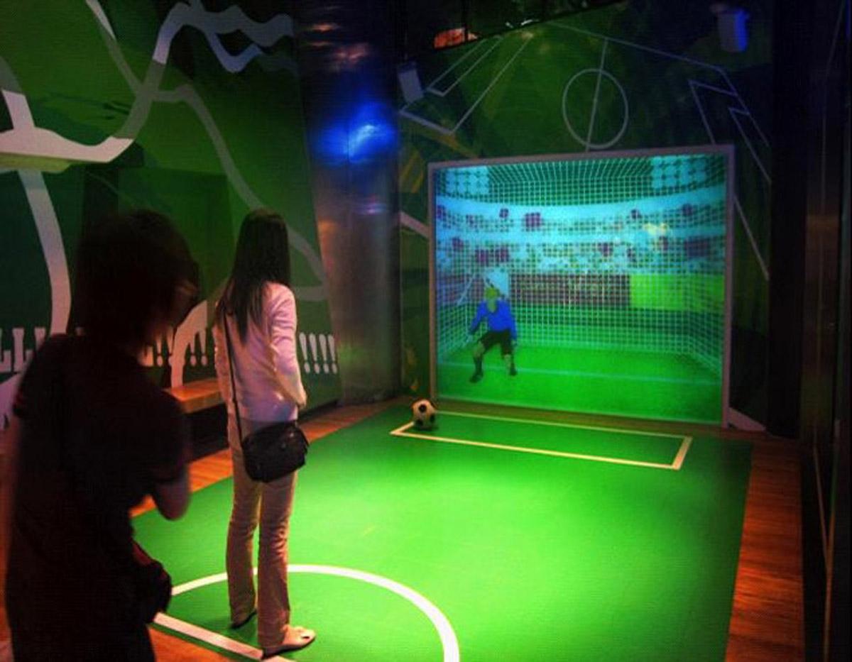 模拟体验虚拟足球体验